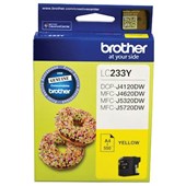 BROTHER LC233Y INK CARTRIDGE YELLOW