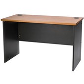 FIRSTLINE DESK W1200 X D600 X H725MM IRONSTONE AND BEECH