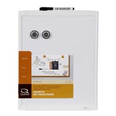 QUARTET BASICS MAGNETIC WHITEBOARD 360 X 280MM WHITE FRAME