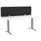 BOYD ACOUSTIC DESK SCREEN L1200 X H400MM BLACK