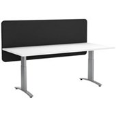 BOYD ACOUSTIC MODESTY PANEL DESK SCREEN L1500 X H600MM BLACK
