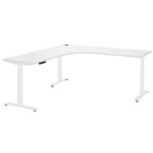 PULSE RAPID ASSEMBLY ELECTRIC WORKSTATION 1800 X 750 X  6251275MM WHITE BASE WHITE TOP