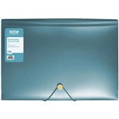 FM EXPANDING FILE A4 7 POCKET OCEAN BLUE
