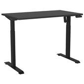 KNIGHT HAVEN BOOST ELECTRIC DESK W1200 X D700MM BLACK FRAME BLACK TOP