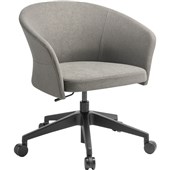 EDEN CLOVE SWIVEL OFFICE CHAIR WARM GREY