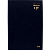 OPD DIARY A41 BLACK DAY PER PAGE EVEN YEAR