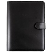 DEBDEN DAYPLANNER DESK EDITION PLANNER SNAP CLOSURE 216 X 140MM BLACK PU
